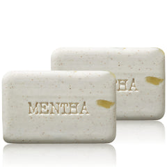 C.O. Bigelow Mentha Exfoliating Bar No.1413 pack-front for a refreshing cleanse.