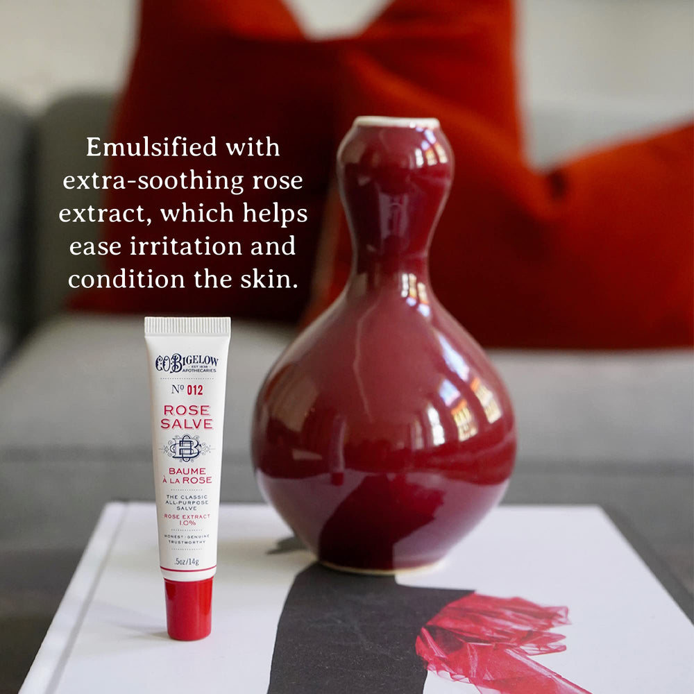 C.O. Bigelow Rose Salve Tube lips application for daily moisture