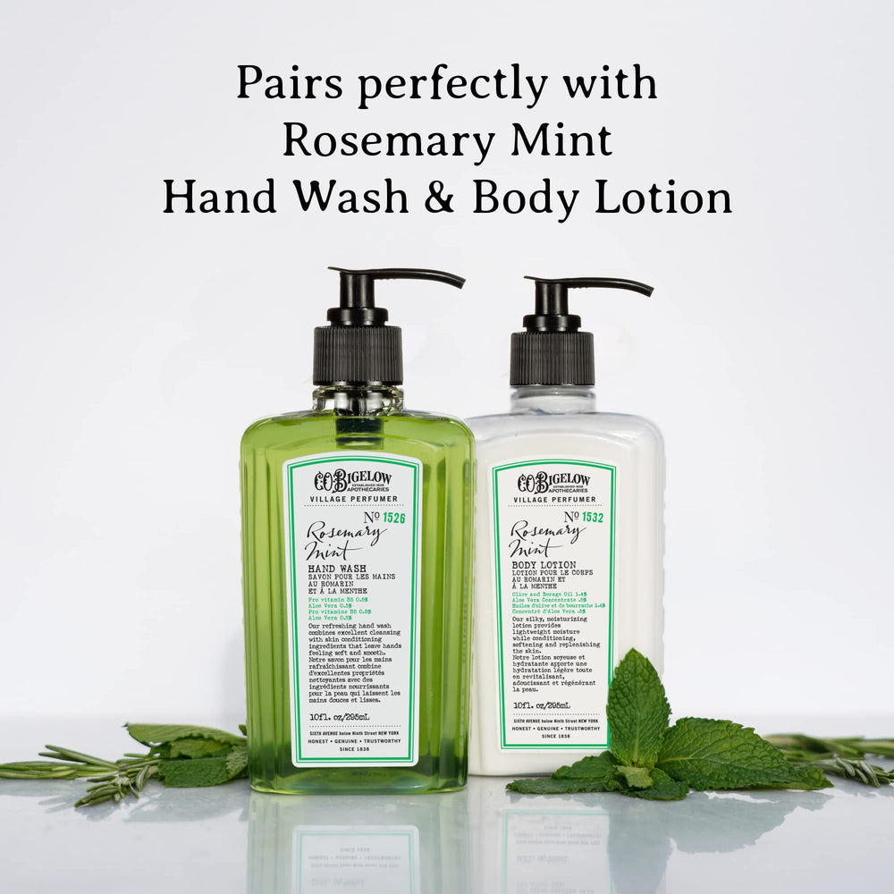 C.O. Bigelow Rosemary Mint Body Wash used in daily shower routine