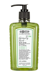 C.O. Bigelow Rosemary Mint Hand Wash pump bottle for gentle cleansing
