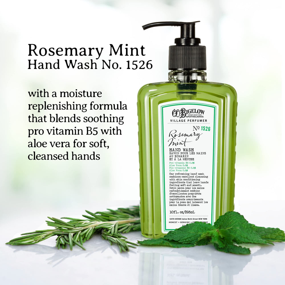 C.O. Bigelow Rosemary Mint Hand Wash with pro vitamin B5 for moisture