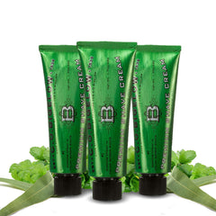 C.O. Bigelow travel shaving cream pack with three tubes for on the go grooming.
