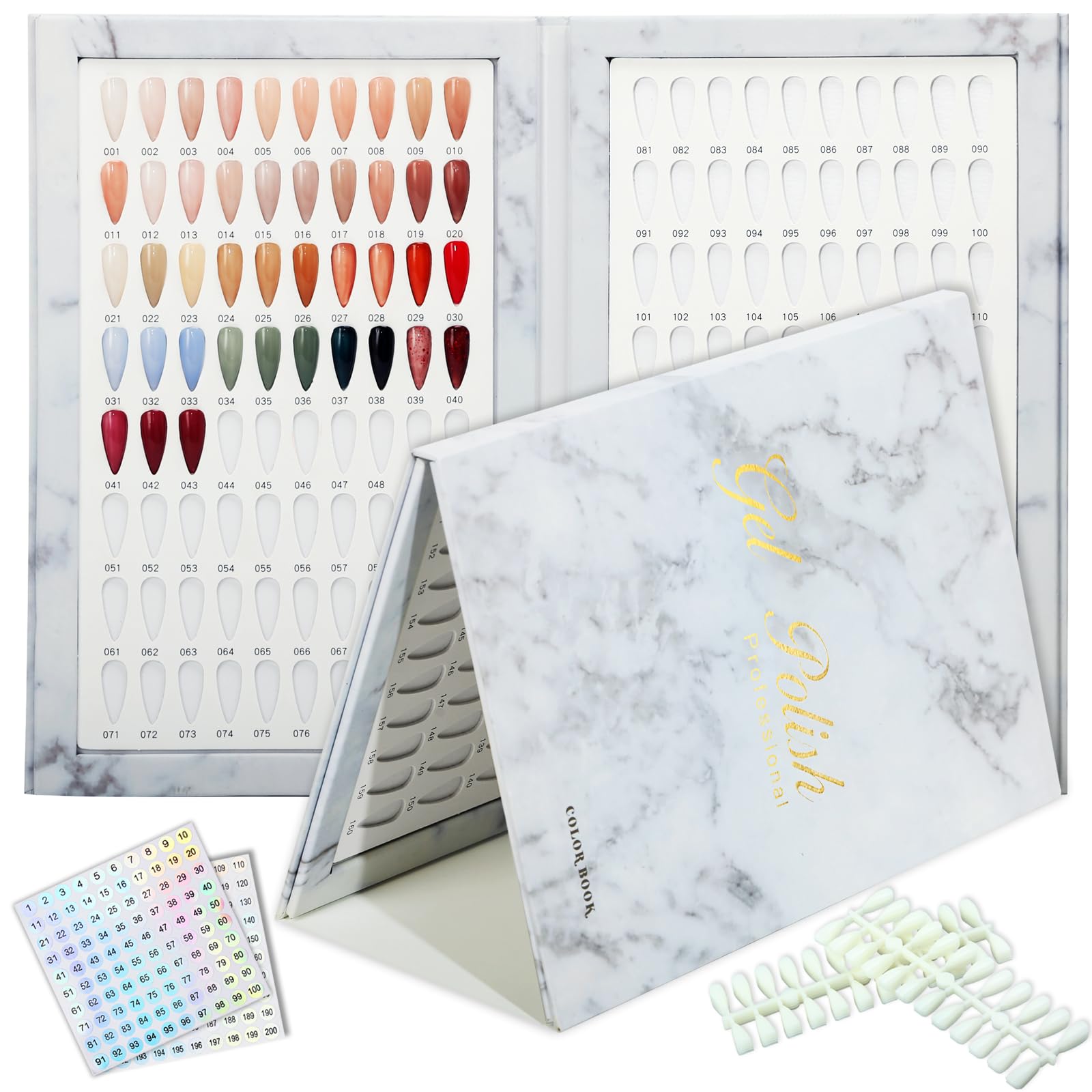 C12rtive 160 Nail Color Book cover displaying organized swatch collection.