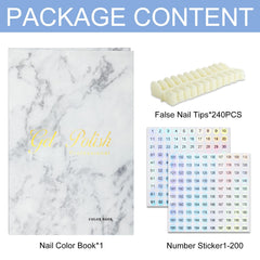 C12rtive 240 unpainted nail tips pack ready for customization and design.