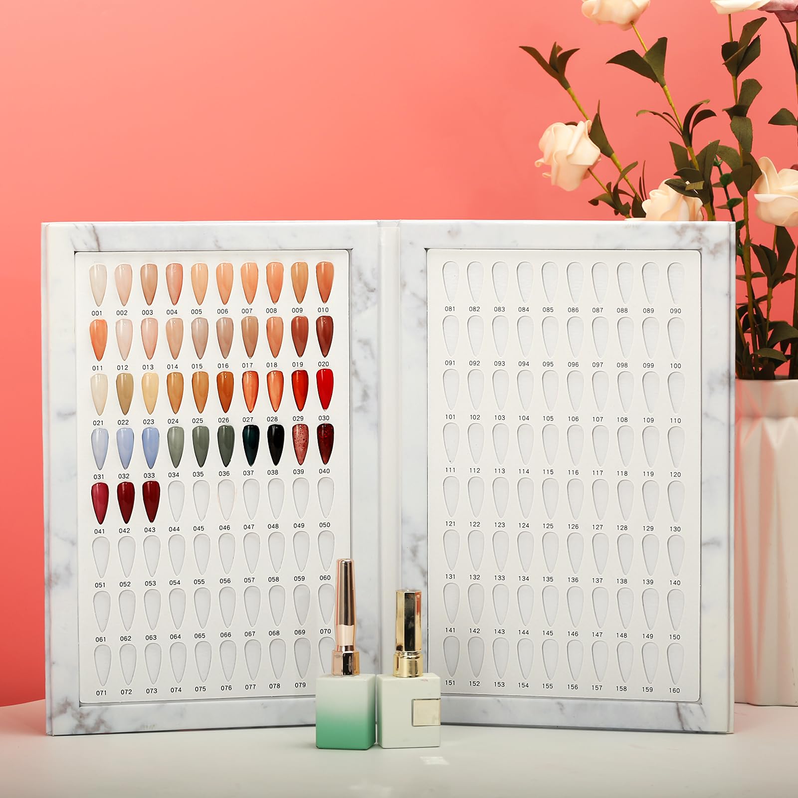 C12rtive portable nail swatch book for on-the-go color planning.
