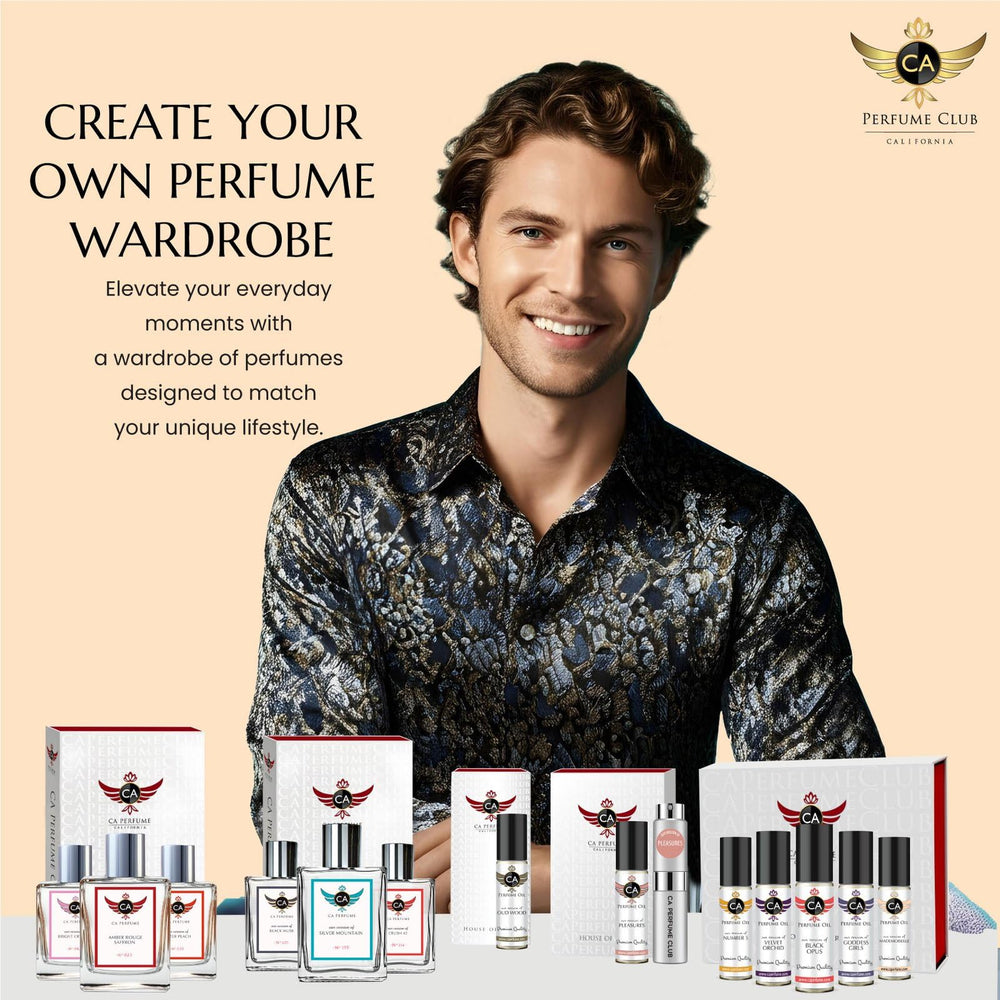 Lifestyle shot illustrates elegant, memorable fragrance moments.