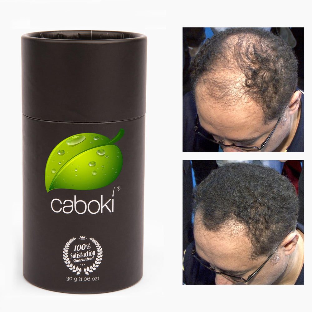 Long-lasting coverage with Caboki 90-day supply option for thinning hair.