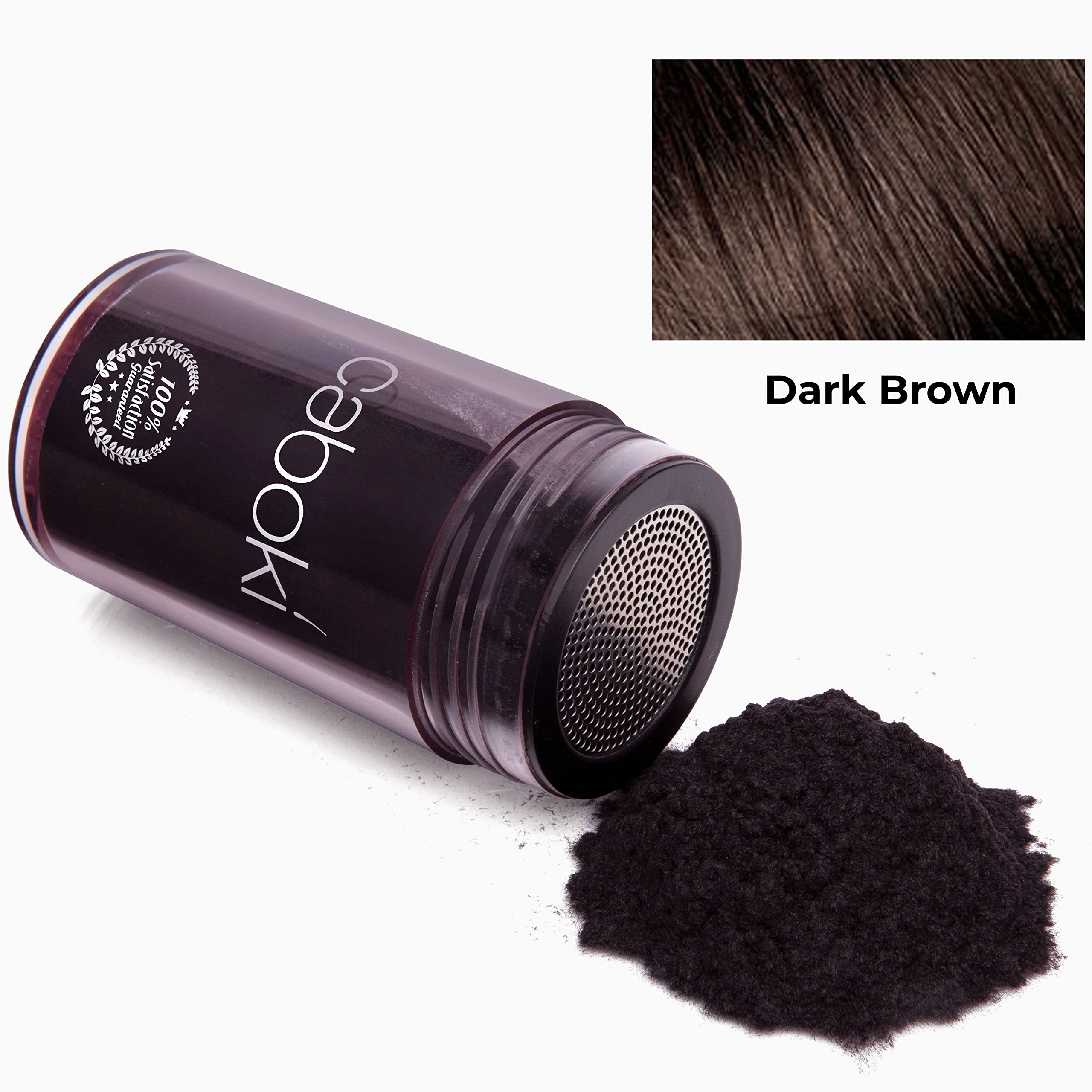 Natural-looking finish from Caboki hair loss concealer that avoids greasiness.