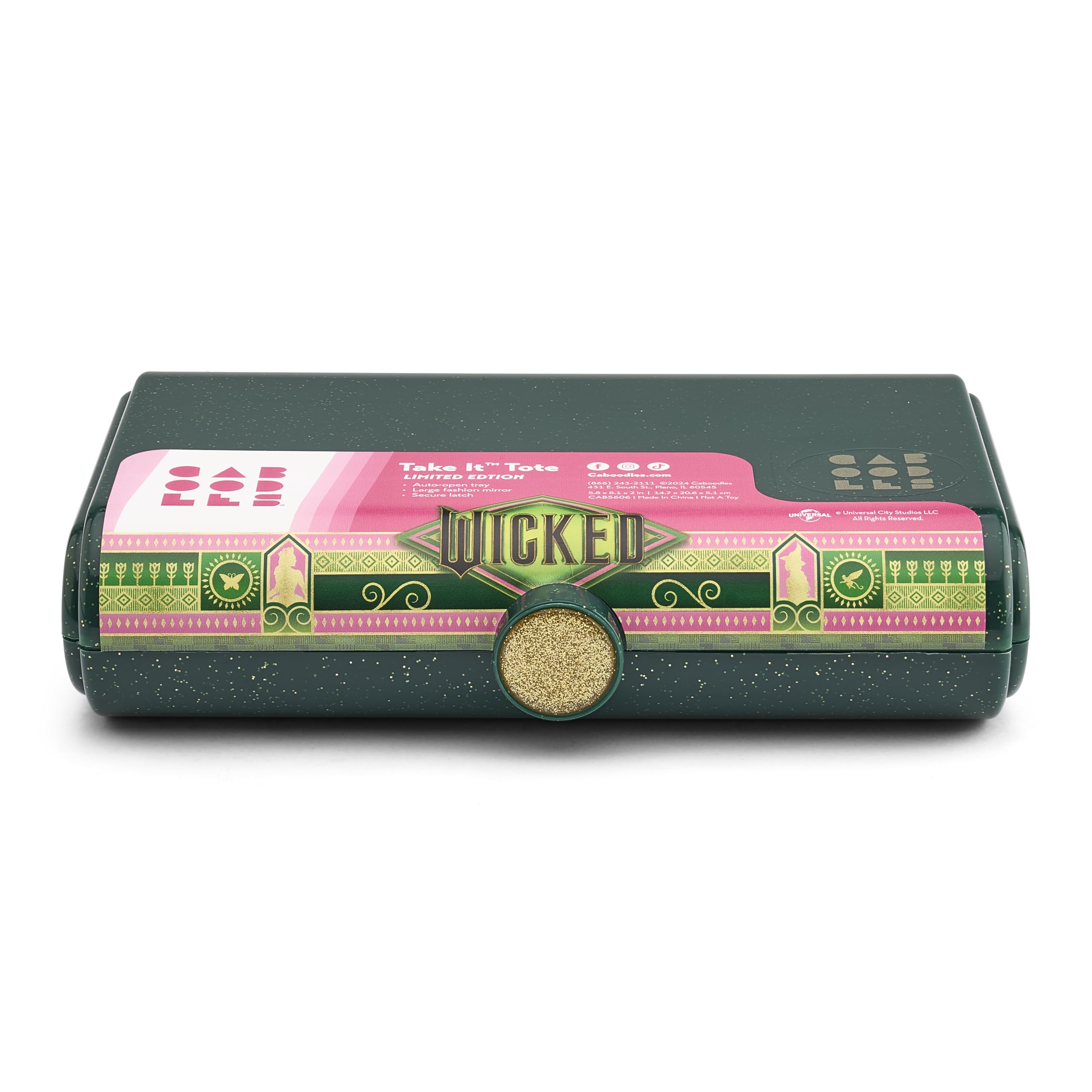 Caboodles Wicked sticker pack adds Emerald City flair to your gear and notes.