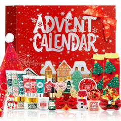 CADDISE Advent Calendar 2025 box front showcasing festive skincare surprises for joyful self-care mornings