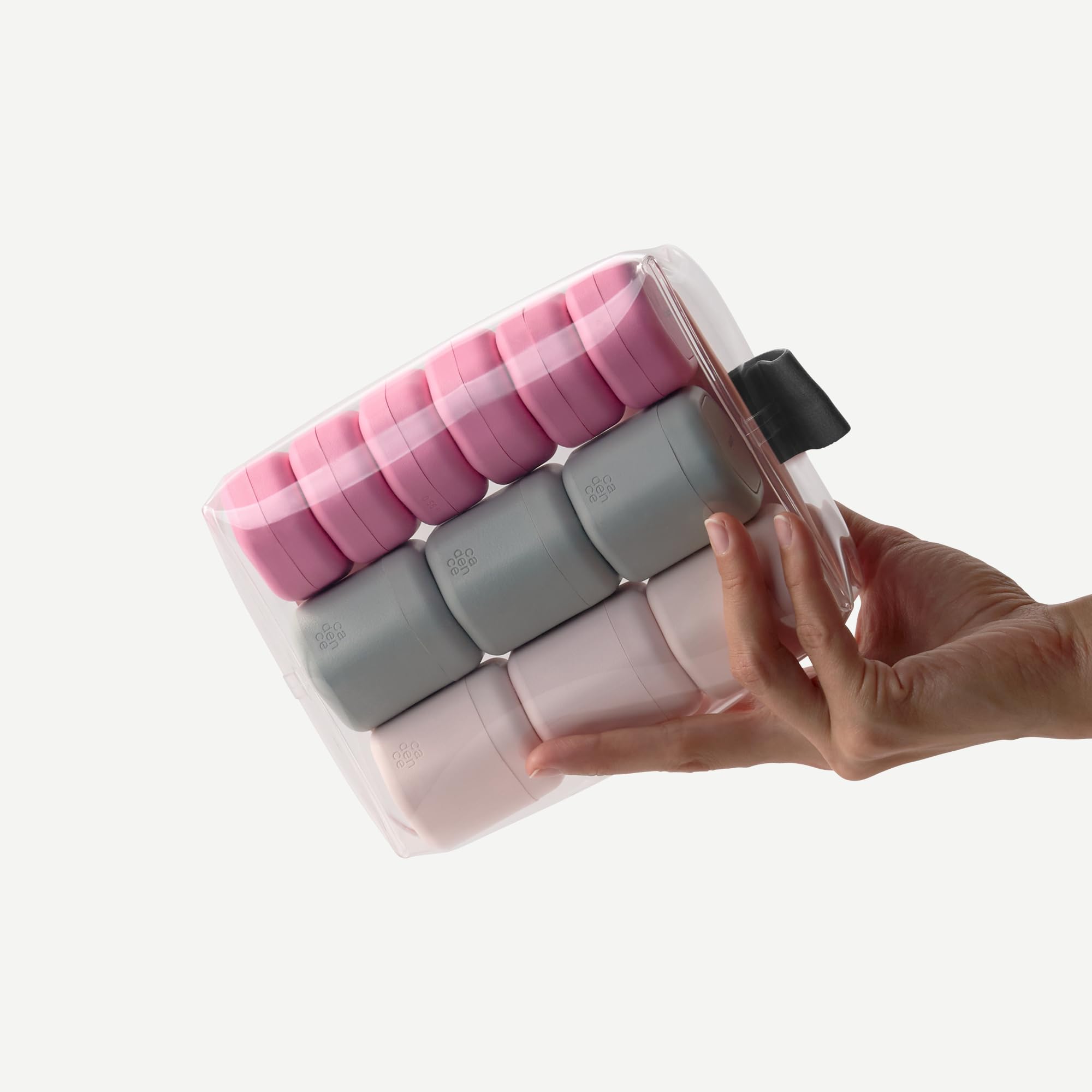 Cadence Parcel brick-like modular design highlights space-saving organization.