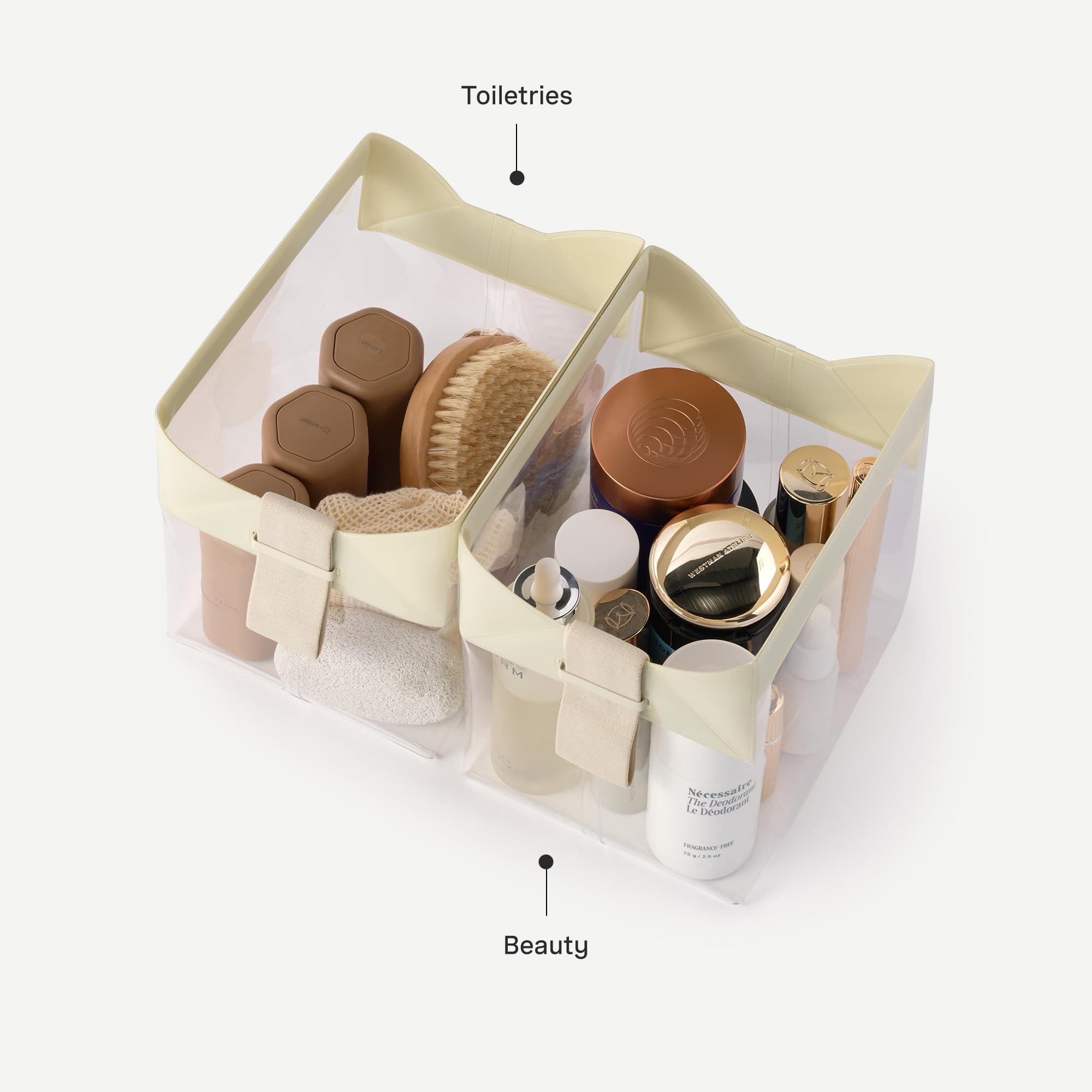 Cadence Parcel modular design enables mixed bags for organized packing.