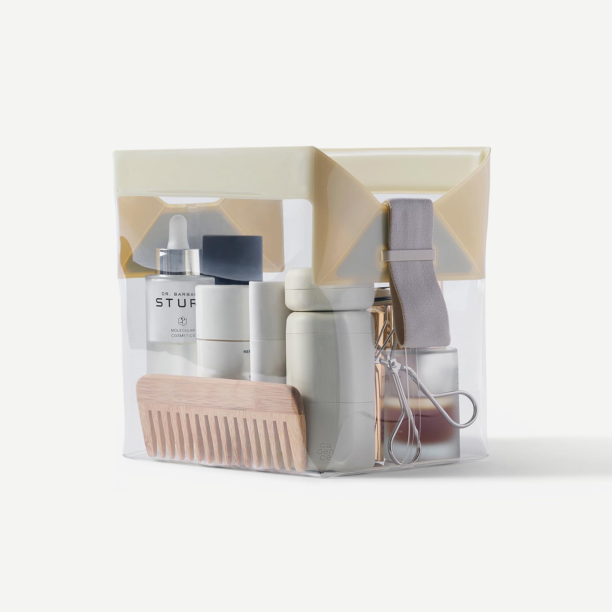 Cadence Parcel welded TPU construction emphasizes durable, seam-free hygiene on the road.