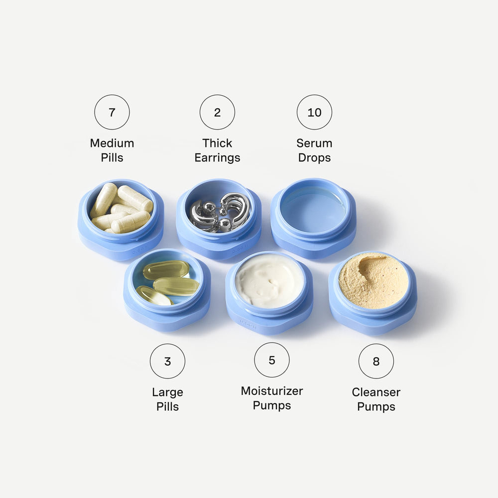 Cadence leakproof tubes illustrating spill-proof travel bottles