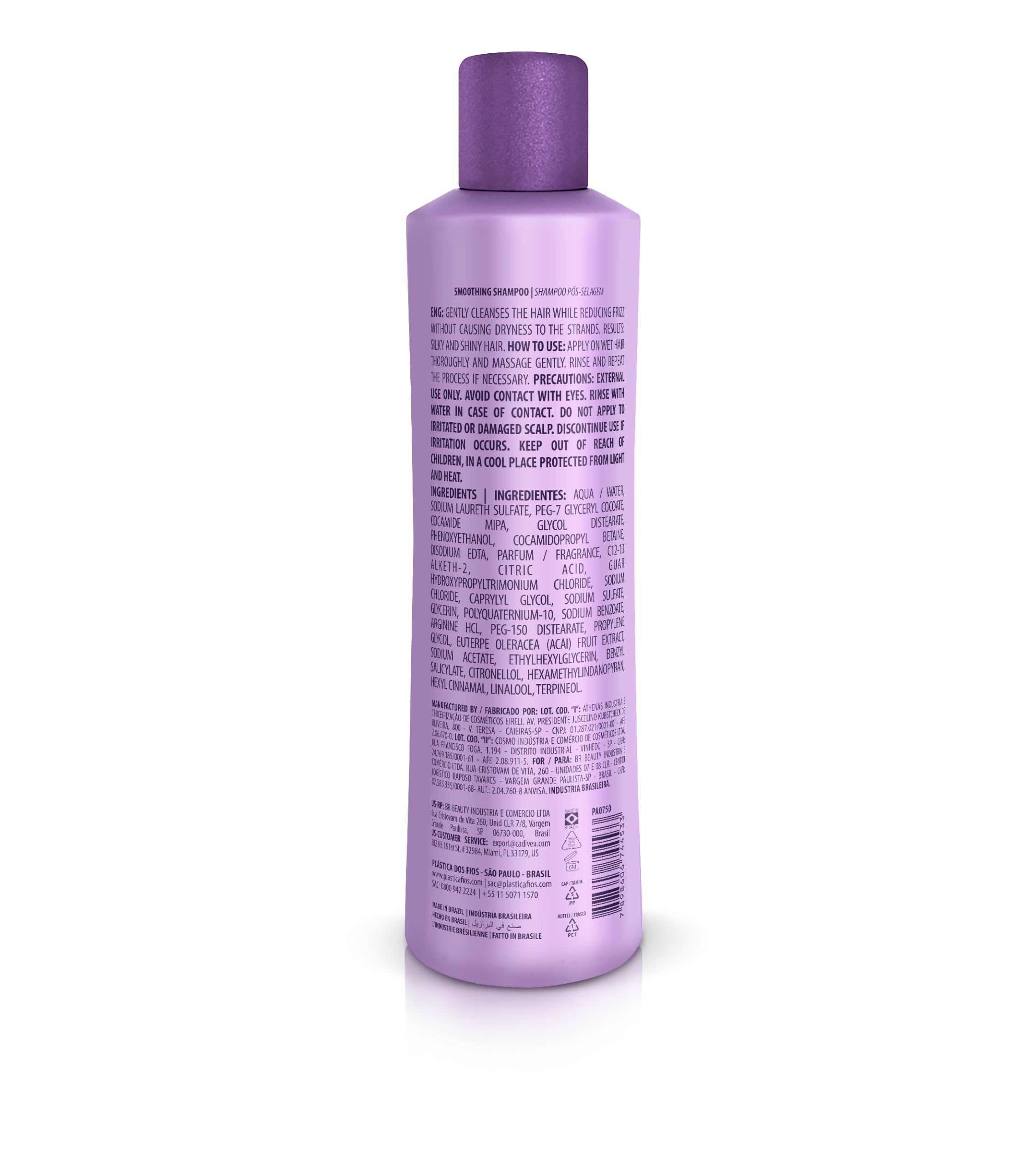 CADIVEU Plastica Dos Fios hair primer tube providing heat protection.