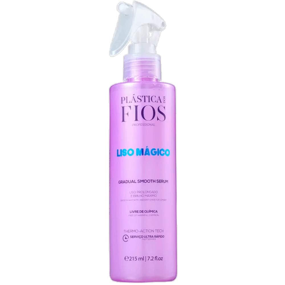 CADIVEU Plastica Dos Fios Liso Magico serum bottle with comb for smooth detangling