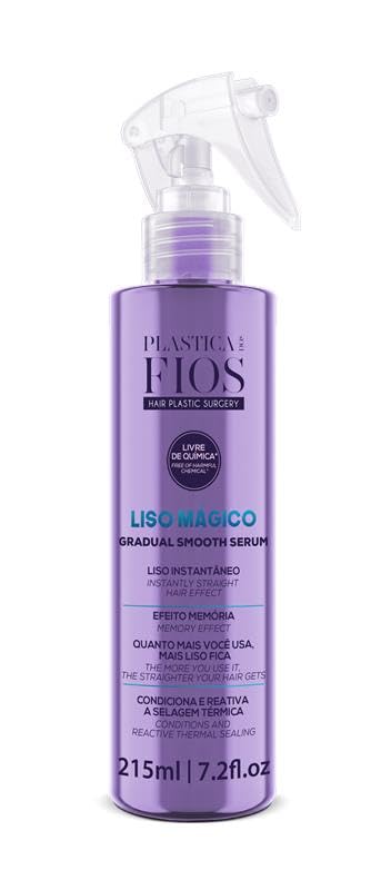 CADIVEU Plastica Dos Fios Liso Magico serum brush stroke hair applying for shine and color protection