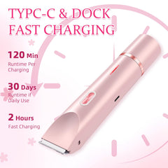 CAFSOB bikini trimmer USB-C fast charging for quick power