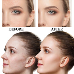 CAHIUYOA cc cream swatch on skin demonstrating even tone and pore blurring