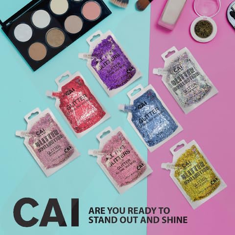 CAI BEAUTY NYC 3oz glitter gel suits kids and adults for hassle-free magic
