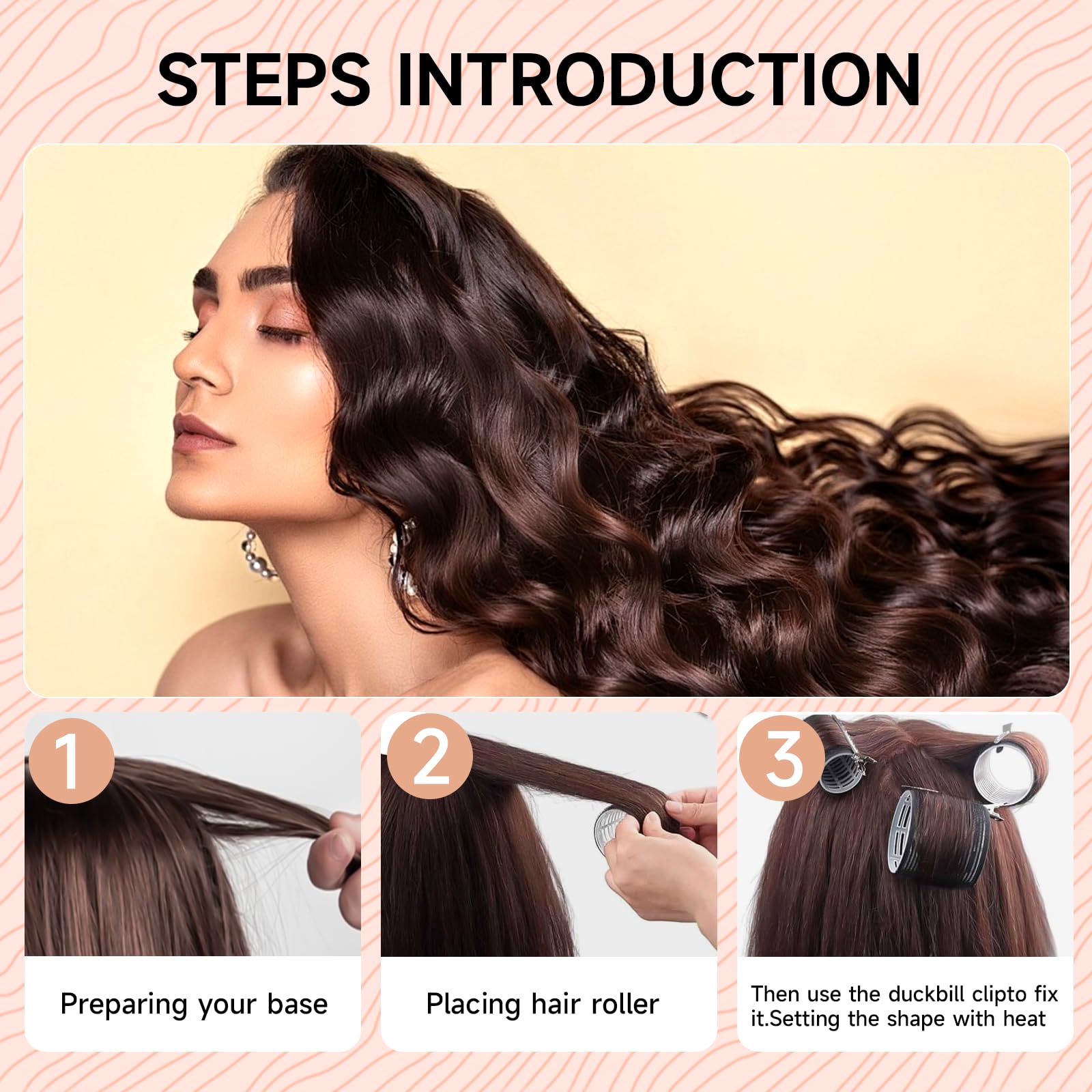 Caija-H 25mm small roller for tighter curls and precision styling