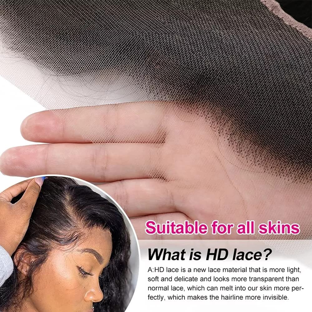 Caijuxing lace frontal with baby hair for a soft, natural hairline realism.