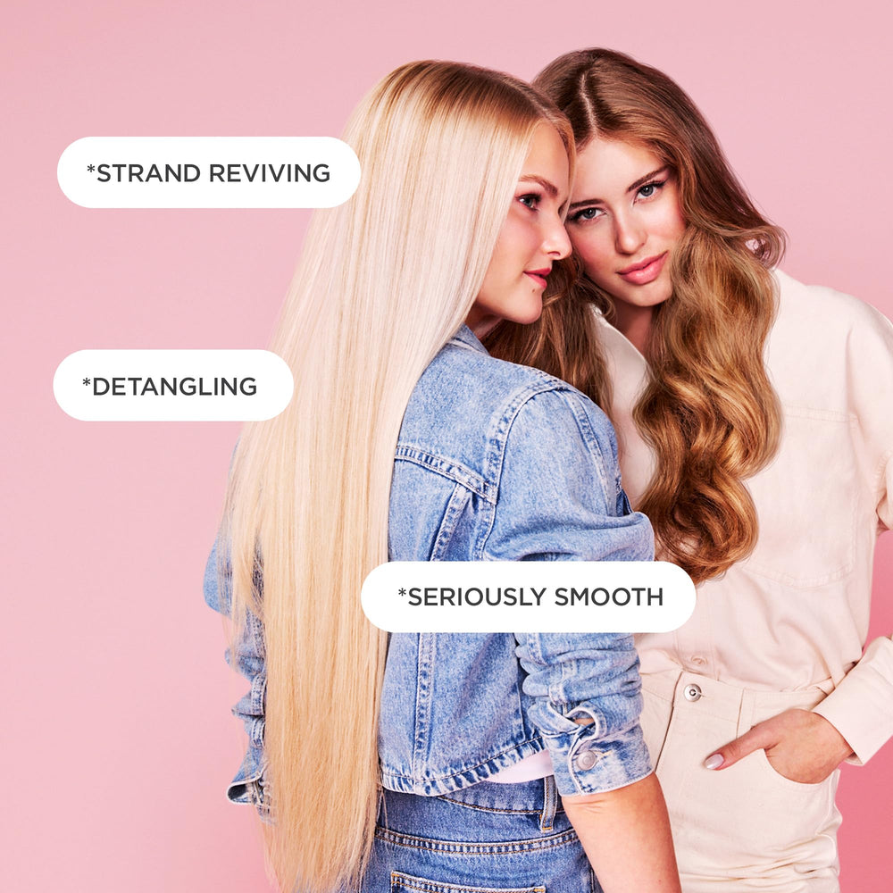 Cake Beauty Care Taker damp-hair shows instant hydration and smoother combing.