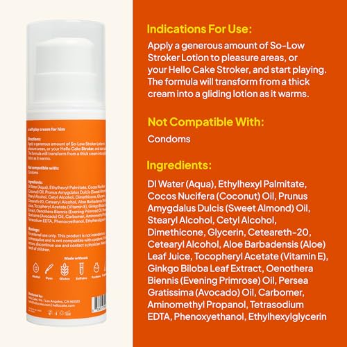 Cake So-Low Lotion application-closeup shows creamy texture for quick absorption and moisture