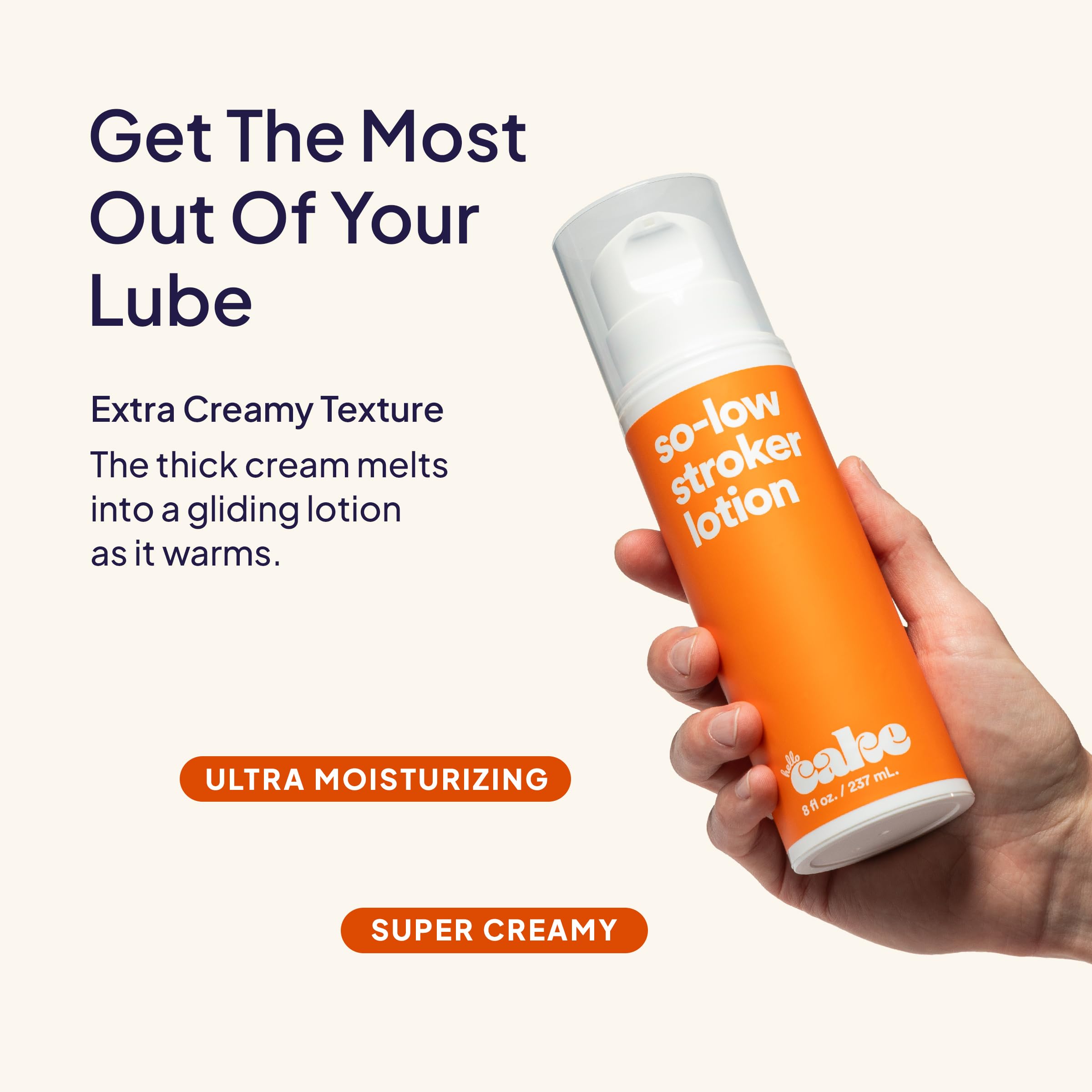 Cake So-Low Lotion USA-made bottle-packaging signals trusted quality and careful formulation