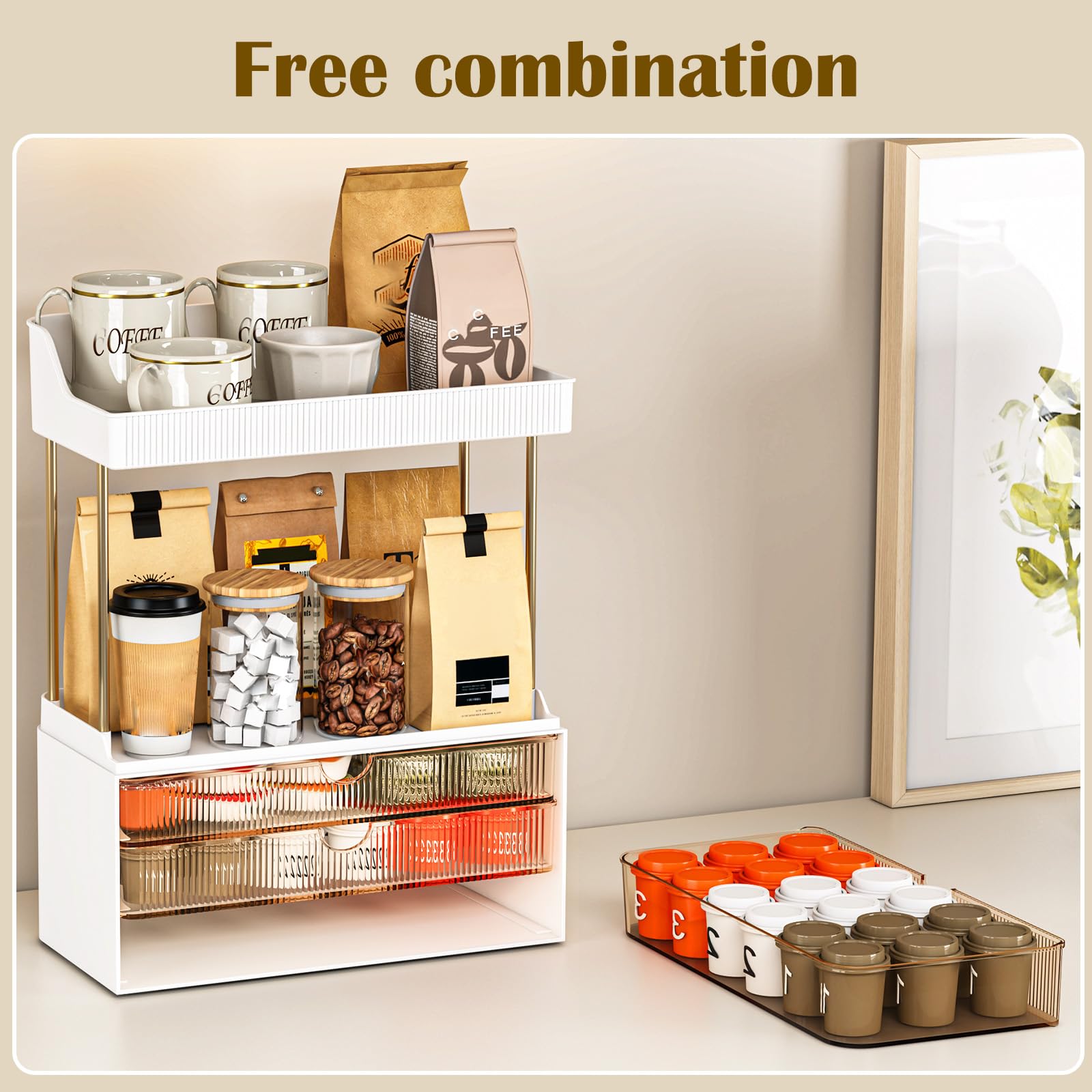 caktraie amber upgraded slide rails ensure smooth drawer operation
