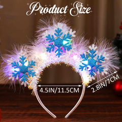 CAKURE blue glitter snowflakes with silver accents offer wintry sparkle for holiday styling.