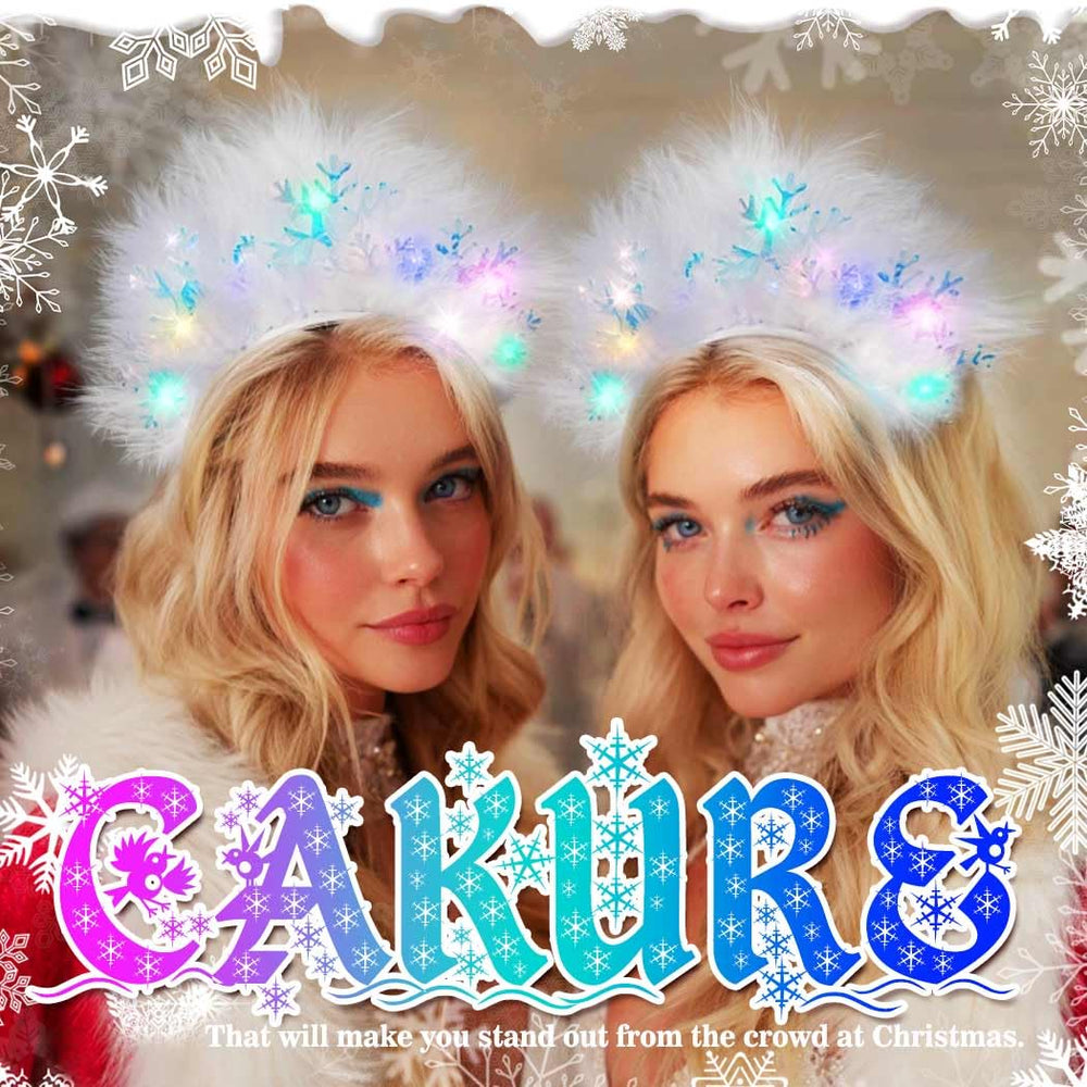 CAKURE Christmas carnival headband for women and girls elevates party looks