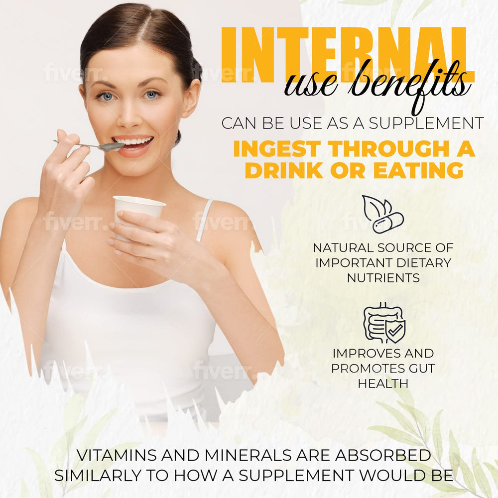 Calcium bentonite clay foot soak shot showcases cleansing and easy home spa.