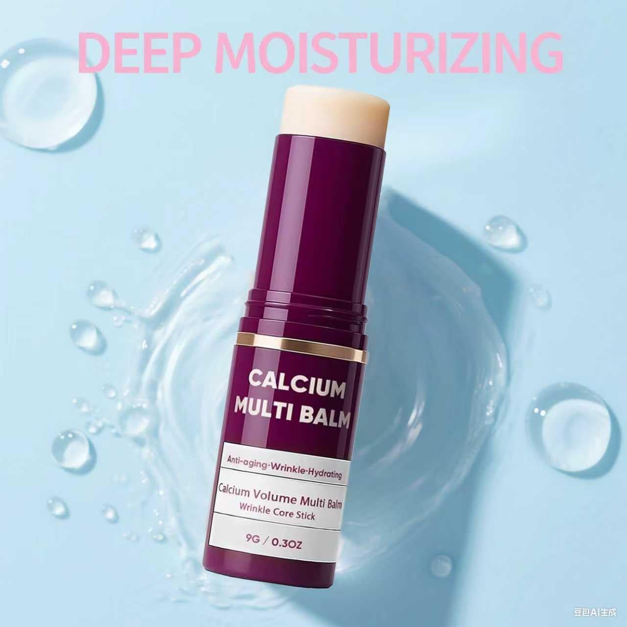 calcium multi balm stick application demonstrates precise on-skin use for hydration