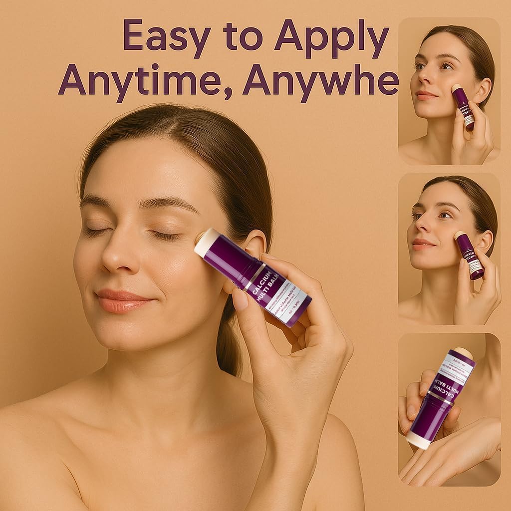 Calcium Multi Balm Stick eye-area application delivers gentle hydration for delicate skin.