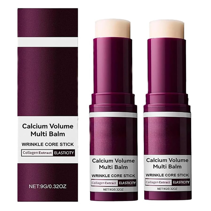 CALCIUM MULTI BALM stick front view for portable daily hydration.