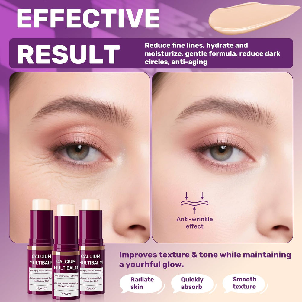 Calcium Volume Multi Balm eye-area hydration for a refreshed delicate skin touch.