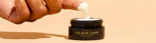 Caldera + Lab The Base Layer routine application during morning skincare