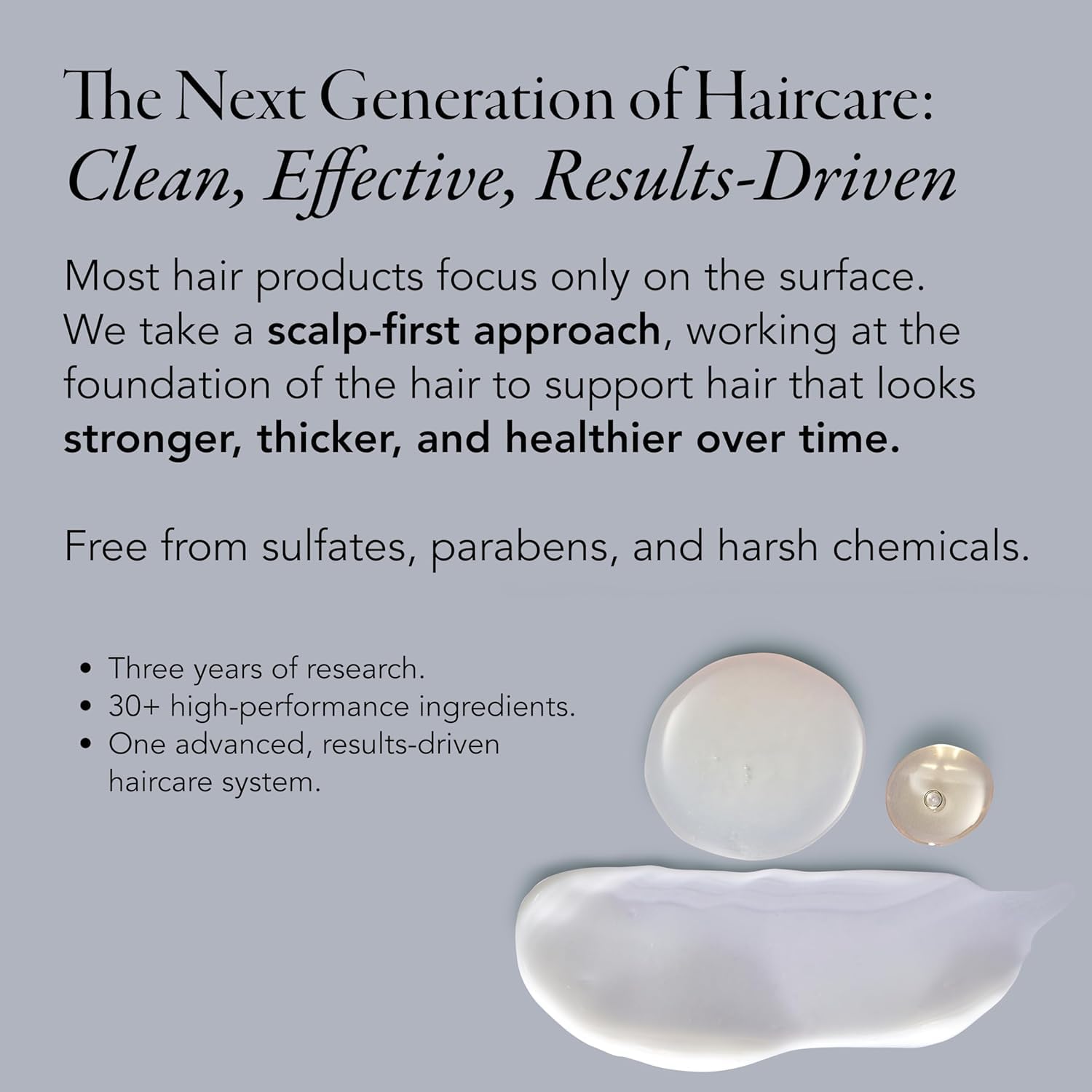 Caldera + Lab conditioner bottle close-up delivering smoother, manageable hair.