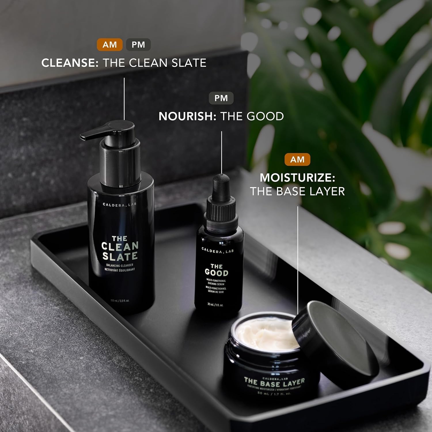 Caldera + Lab Regimen Rich moisturizer jar delivering lightweight daytime hydration