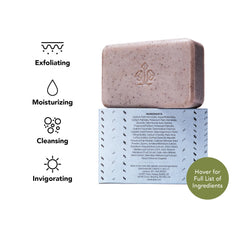 Caldera + Lab The Body Bar features coffee oil for a wakeful, refreshing moment.