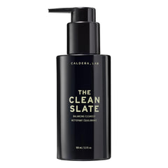 Caldera + Lab The Clean Slate bottle front shows a gentle vegan cleanser for sensitive skin.