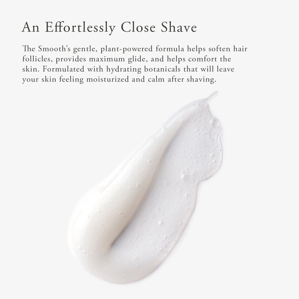 Caldera + Lab The Smooth botanicals close-up showing karanja and oat for soothing hydration.