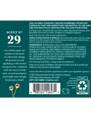 Caldrea hand soap ingredients closeup highlights aloe vera and olive oil for gentle conditioning