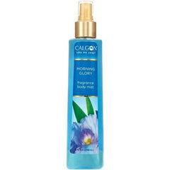 Calgon Morning Glory mist in spray action for a subtle uplifting scent.