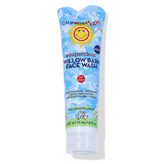 California Baby California Kids Face Wash bottle highlights gentle exfoliation for sensitive skin