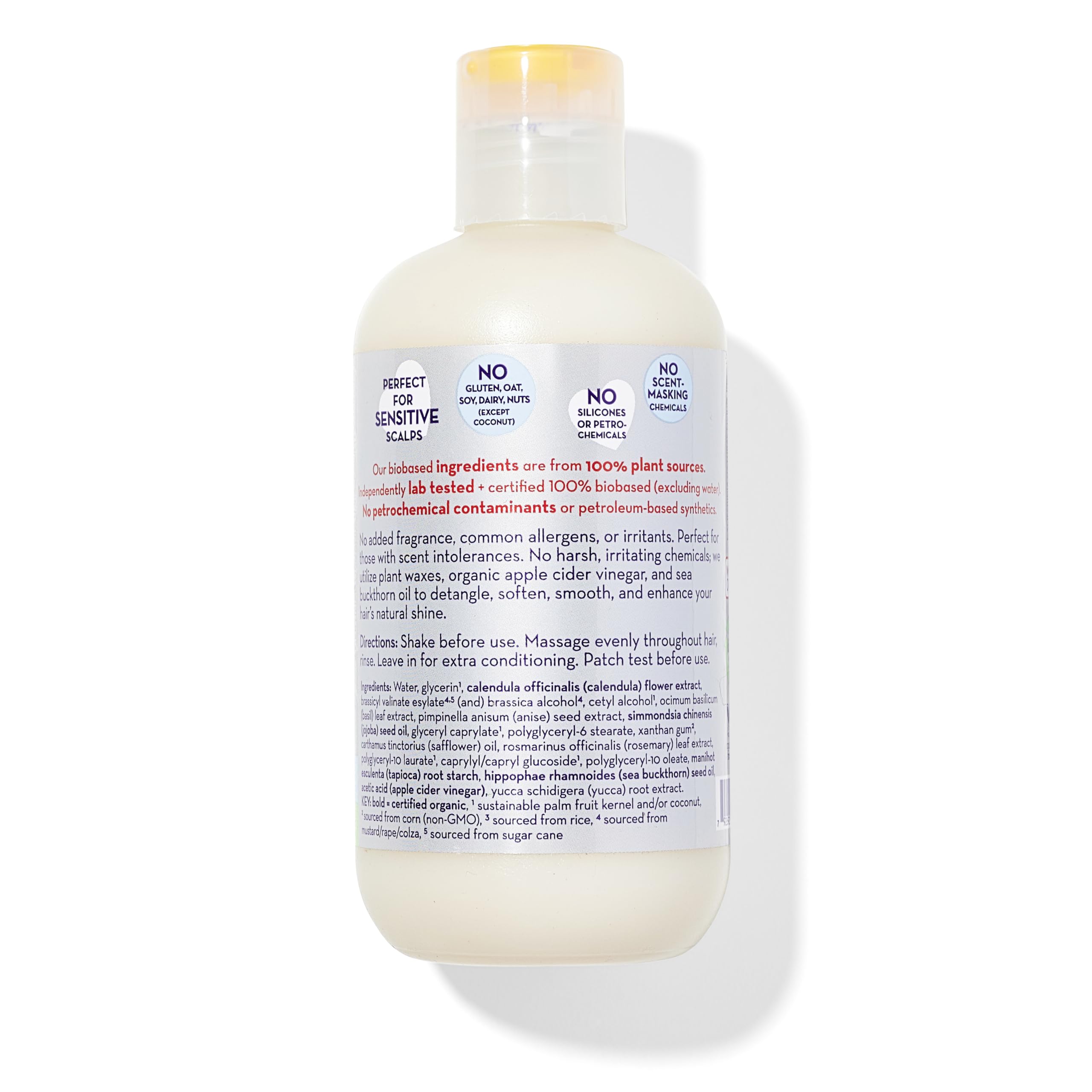 California Baby conditioner pour – easy application for smooth detangling.