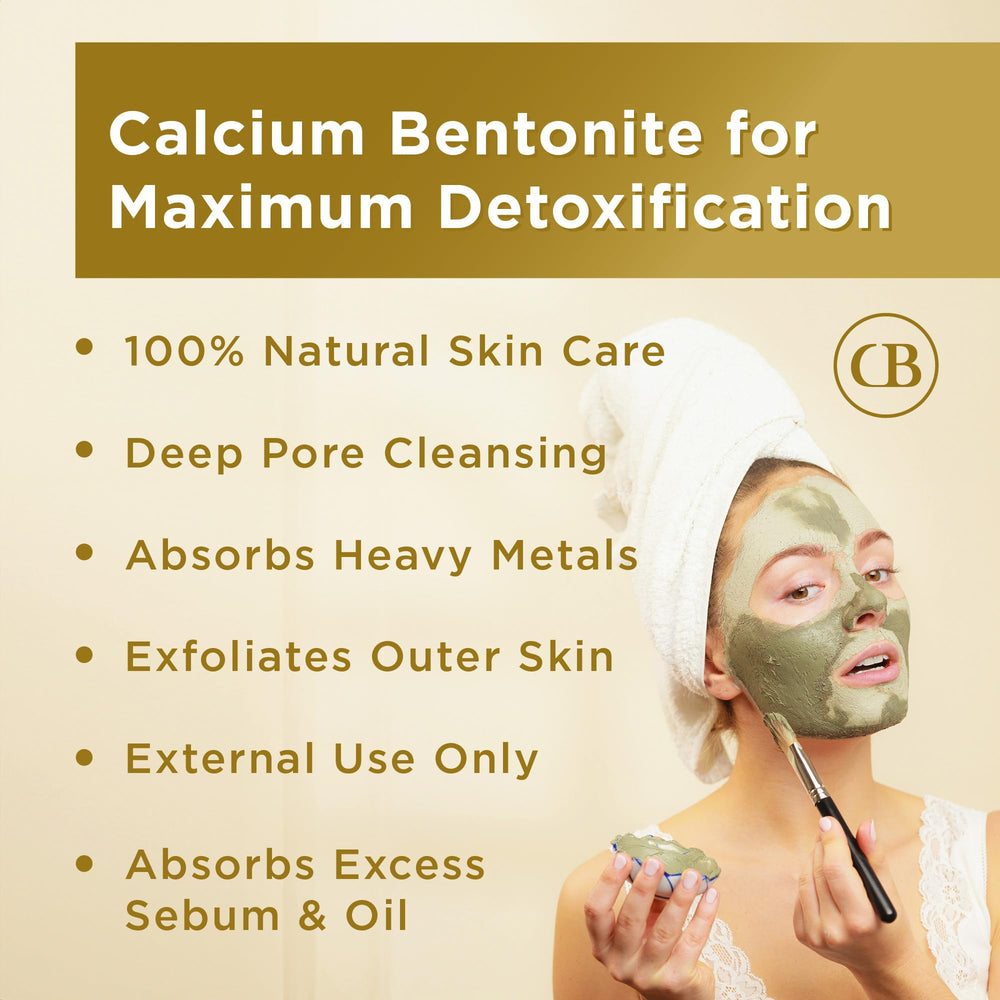 California Biology kaolin clay closeup shows gentle cleansing for sensitive skin