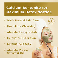 California Biology kaolin clay closeup shows gentle cleansing for sensitive skin