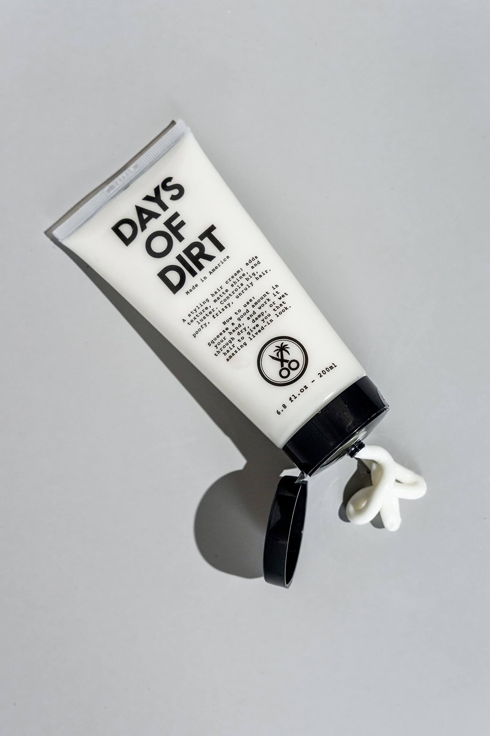 California Born Days of Dirt shine finish on finished style emphasizes soft, non-greasy glow.